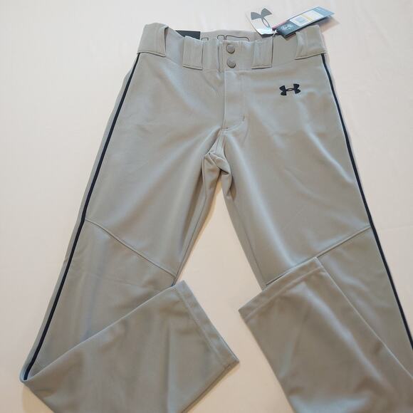 Under Armour Softball Baseball Pants Youth Size Medium YMD HeatGear Grey NWT - Picture 1 of 4